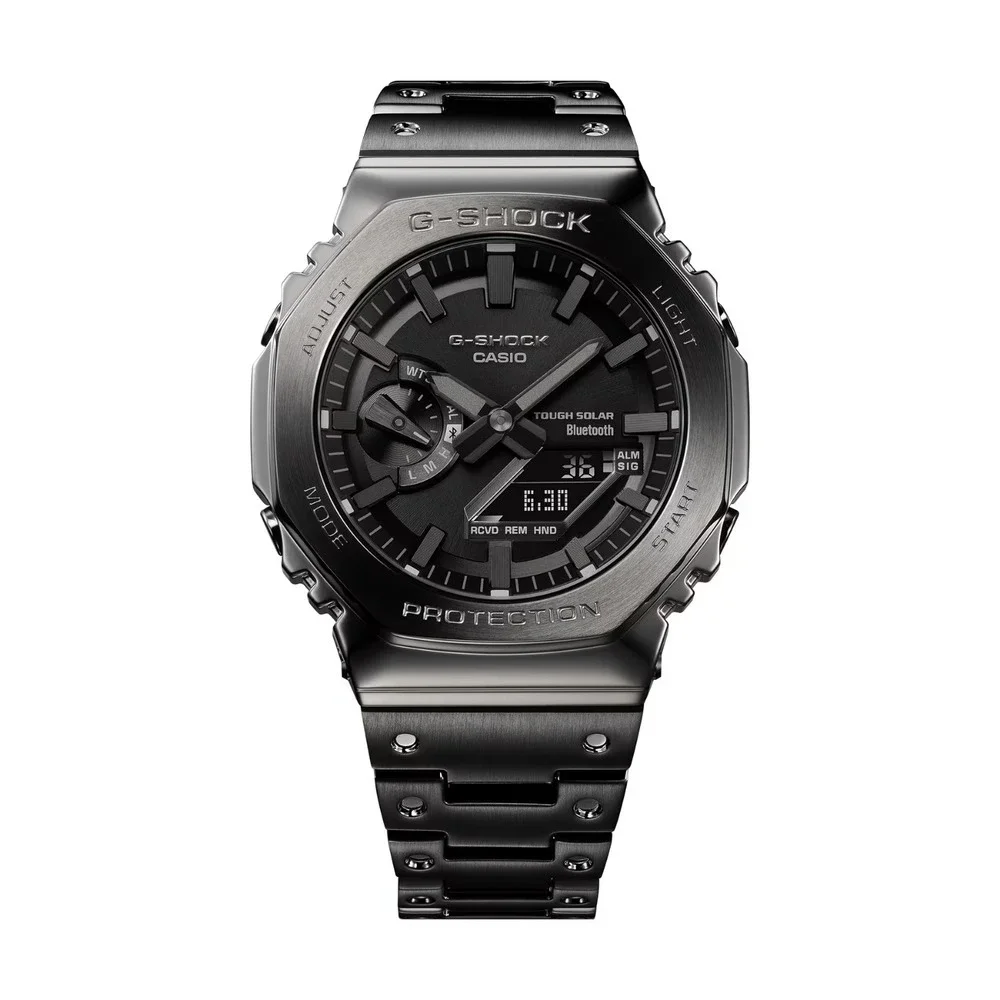 Casio G-Shock 2100 Series Black Stainless Steel Watch GMB2100BD-1A